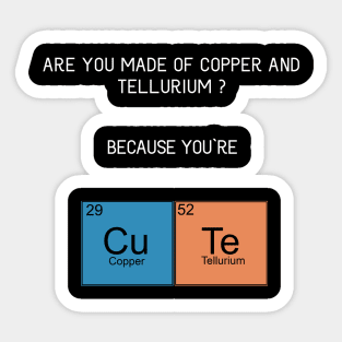 Chemistry love Sticker